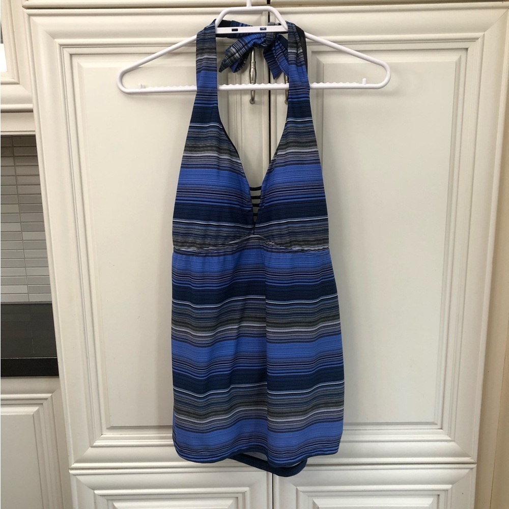 Size 1X - Cactus women’s stripe swim tank top